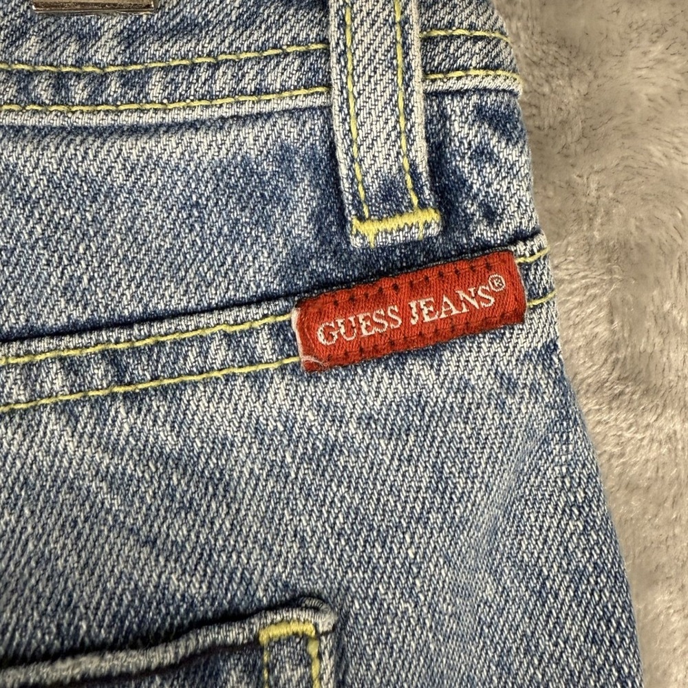 Guess Jeans Womens Bootcut Distressed Patchwork Denim Pants Size‎ 27 - Picture 8 of 8
